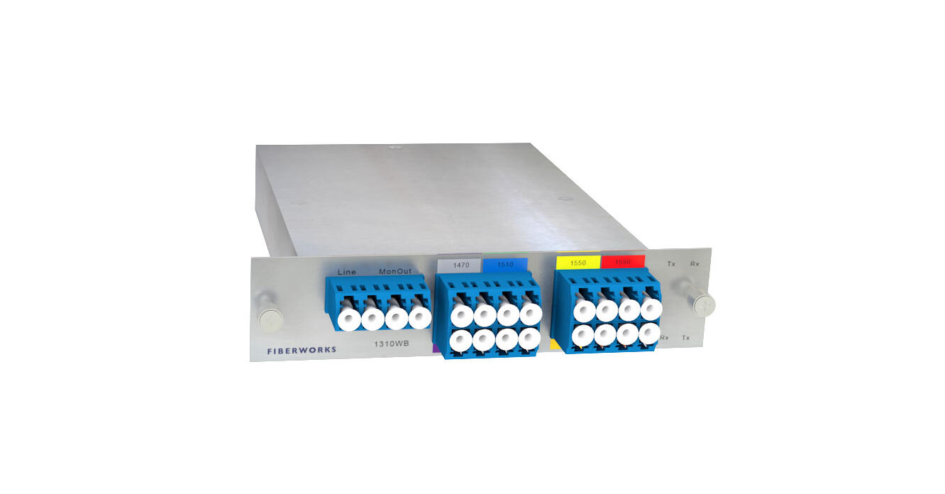 F-CMUX-8+1-4761-LGX3 Fiberworks AS  Fiberworks 8+1 ch. CWDM Mux+Demux, LGX 3 C47-C61 + 1310nm/CWDM upgrade