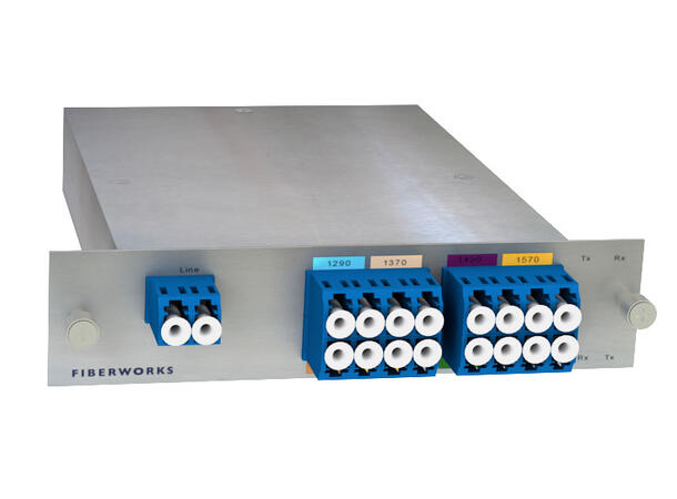 Fiberworks 8ch. CWDM BiDi Mux/Demux LGX3 Single fiber, LC/UPC, A-side 