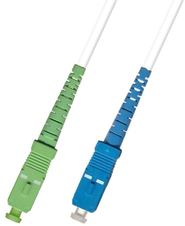 P-7A2-S3W-SCA-SCU-xx Fiberworks AS  Patch SM SPX SC/APC-SC/UPC xx m 9/OS2 G.657.A2 ø3mm White