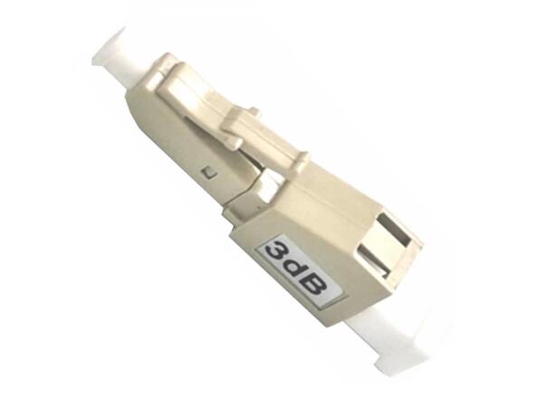 Attenuator LC/PC MM, 3 dB Male to Female, 850/1310 nm 