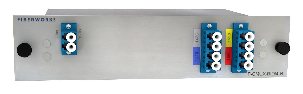 F-CMUX-BIDI4-B-LL-LU Fiberworks AS  Fiberworks 4 ch. CWDM BiDi Mux/Demux Low Loss, Single fiber, LC/UPC, B-side