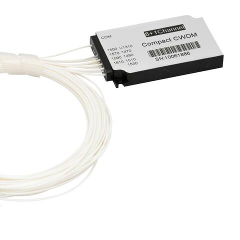 Fiberworks compact 8+1 CWDM Mux/Demux C47-C61 &amp; 1310WB, 900µm pigtails