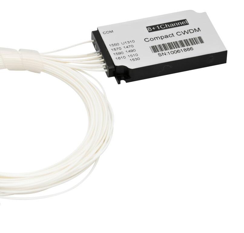 F-CCMUX-8+1-4761-O9 Fiberworks AS  Fiberworks compact 8+1 CWDM Mux/Demux C47-C61 &amp; 1310WB, 900&#181;m pigtails