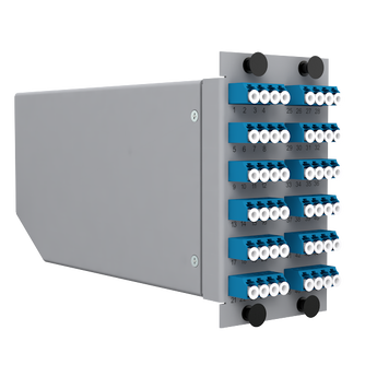 PX2-Y48MS-LCU-PIG-xx Fiberworks AS  Preterm i dobbel LGX2, G48 &#181;Sheath, Gul 12x LC/UPC Quad - &#229;pen ende