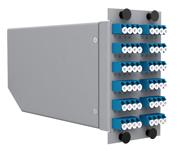 PX2-Y48MS-LCU-PIG-xx Fiberworks AS  Preterm i dobbel LGX2, G48 &#181;Sheath, Gul 12x LC/UPC Quad - &#229;pen ende