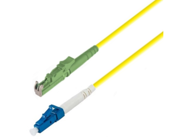 Snor SM SPX E2000/APC-LC/UPC 25 m 9/OS2 G.657.A2 ø2mm Gul 