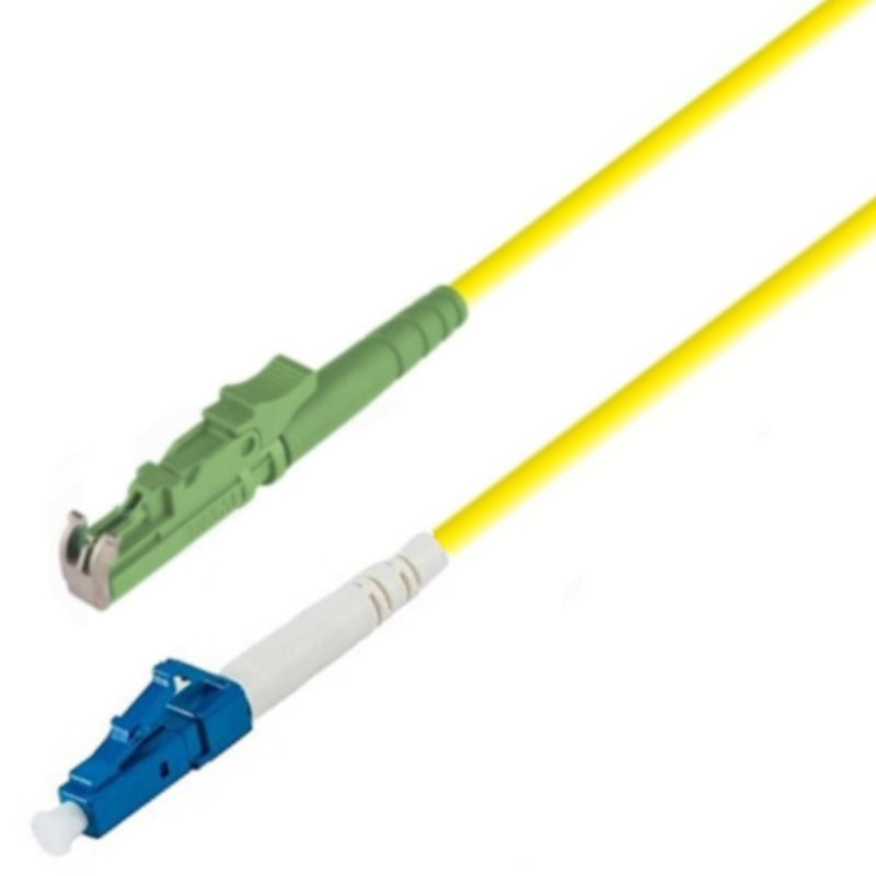 P-SM9-S2Y-E2A-LCU-25 Fiberworks AS  Snor SM SPX E2000/APC-LC/UPC 25 m 9/OS2 G.657.A2 ø2mm Gul