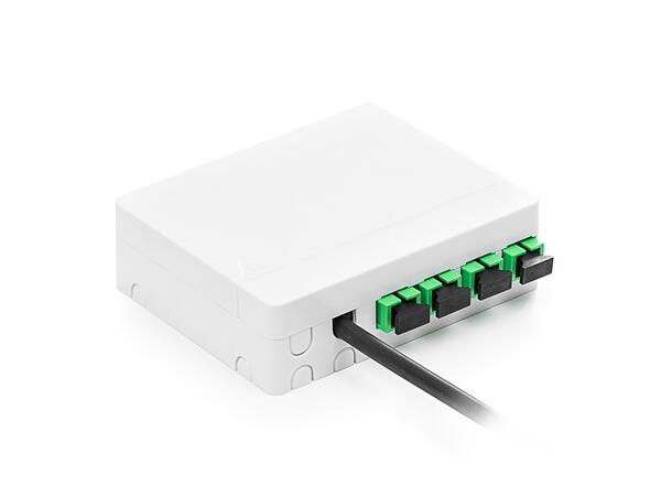 Veggboks/abonnentuttak, 4/8 skjøter For 4 SC-SPX/LC-DPX adapter 