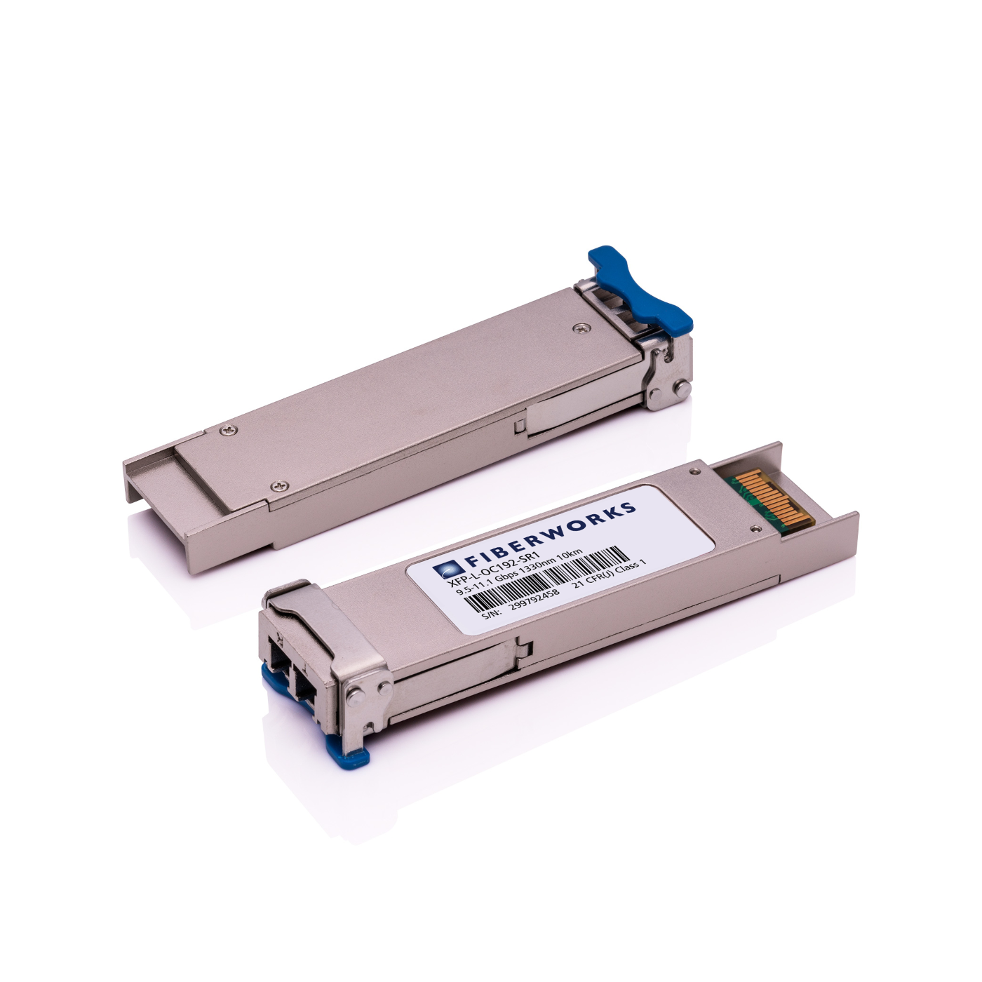 XFP-L-OC192-SR1 Fiberworks AS  XFP, I-64.1, 9.5-11.1 Gbps, 10km 1310nm, 8dB, SM