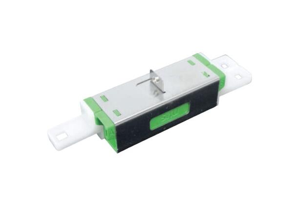 Adapter SM E2000/APC-DPX Grønn Skrumontering, keramisk hylse 