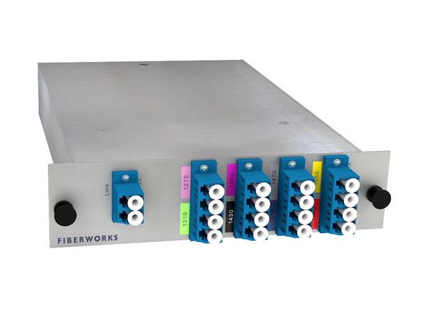 Fiberworks 8ch. CWDM BiDi Mux/Demux LGX2 Single fiber, LC/UPC, B-side 