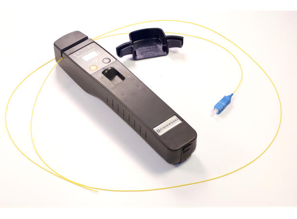 Live Fiber Identifier with power meter for 0.25, 0.9, 2 and 3 mm fibers 