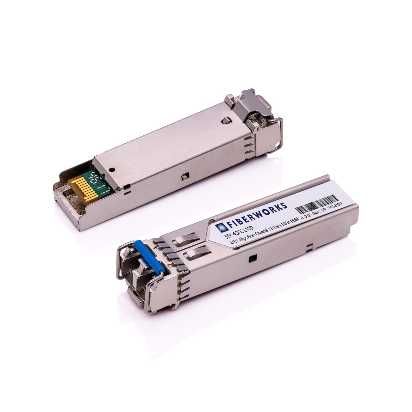 SFP-4GFC-L10D Fiberworks AS  SFP, 4/2/1G Fibre Channel, 10km 1310nm, 10dB, DDM, SM