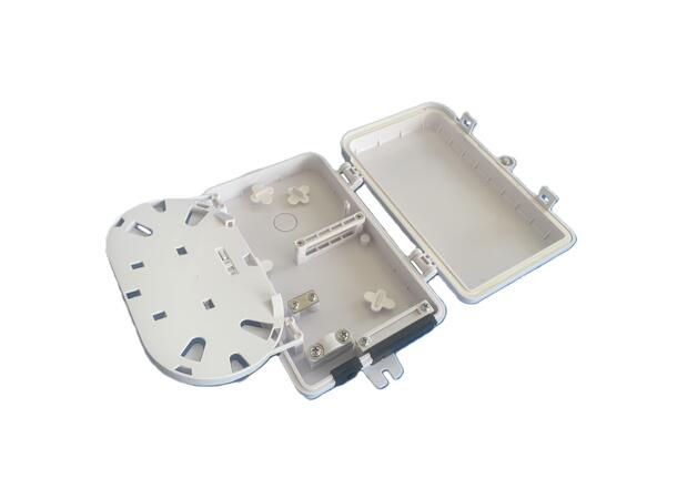 Wallbox 12F, IP65 For uptil 12 splices, 4 adapters 