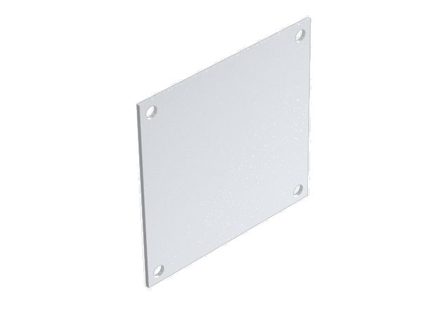 Brakett for montering av filter i panel 