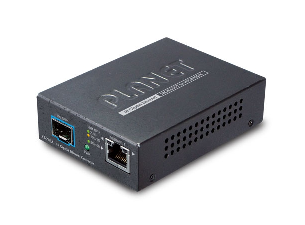 XT-705A 10 Gigabit Media Converter SFP+ Port, 10G/5G/2.5G/1G/100M  RJ45