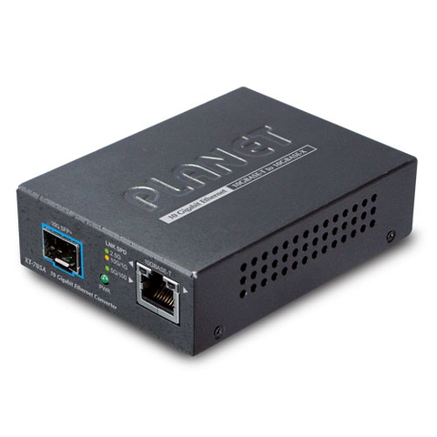 XT-705A 10 Gigabit Media Converter SFP+ Port, 10G/5G/2.5G/1G/100M  RJ45
