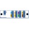 F-CMUX-BIDI8-A-LGX2 Fiberworks AS  Fiberworks 8ch. CWDM BiDi Mux/Demux LGX2 Single fiber, LC/UPC, A-side