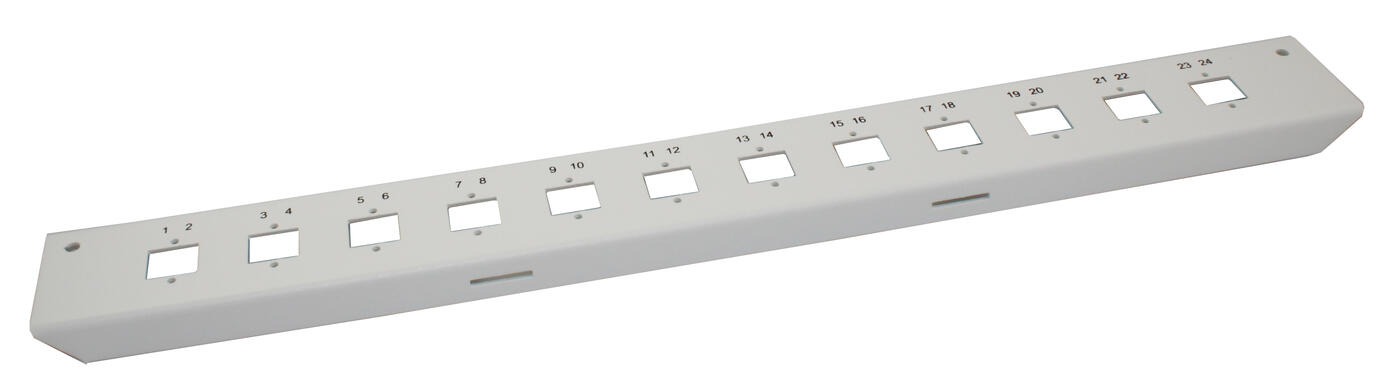 SP-FRONT-FP15-12E2K   Front FP15, for 12x E2000-DPX (COMPACT) med nummerering 1-24