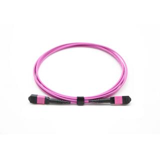 Patch MM MPO/PC12 Hunn-Hunn pol B, xx m 50/OM4 BIF, Base-12 Erika Fiolett, Elite