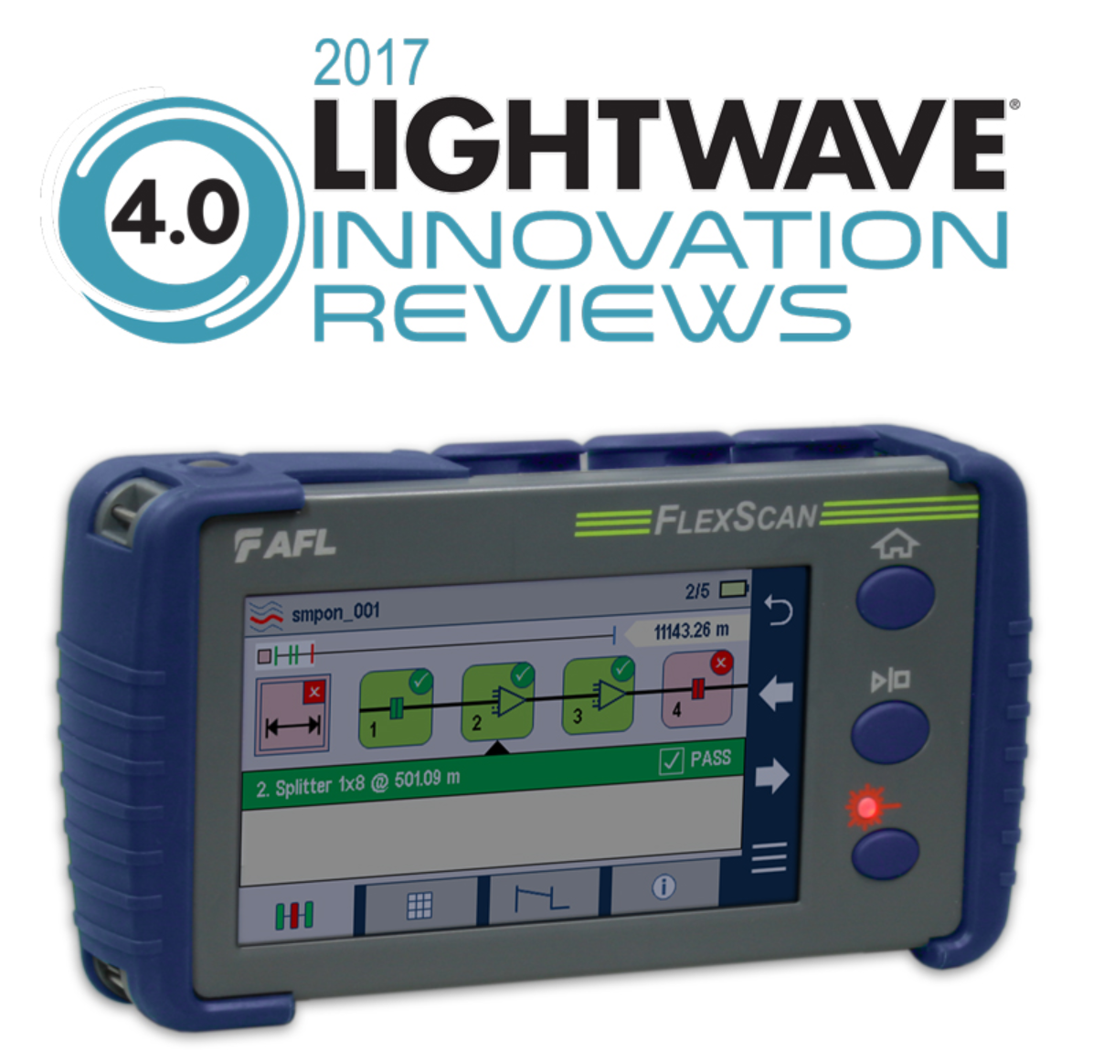 AFL-FS200-100-BP1W-A AFL FS200-100-BAS-P1-W1 AFL FS200-100 OTDR 1310/1550 nm 32/30 dB, OLS/OPM, Wifi, BT, SC/APC