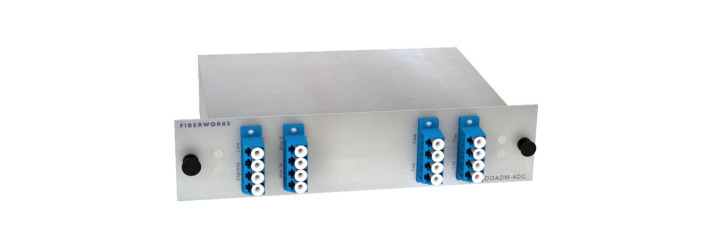 F-DOADM-4DC-MLU-4548 Fiberworks AS  Fiberworks 4 ch. DWDM OADM w/mon.ports C45 - C48, &quot;drop and continue&quot;, LC