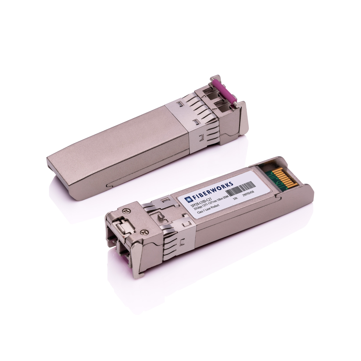 SFP28-L10D-C27-C Fiberworks AS  SFP28, 25GBASE-LR, DDM, 10km CWDM 1271nm, 13dB, SM, Cisco