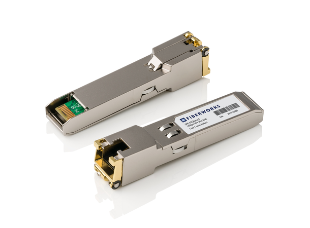 SFP+, 10Gbase-T Copper Interface, I-temp RJ45, 30m on Cat6/7, VeEX