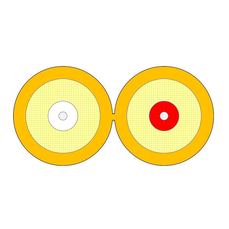 P-MM6-D3O-SCP-SCP-35 Fiberworks AS  Snor MM DPX SC/PC-SC/PC 35 m 62,5/OM1 2x &#248;2mm Oransje