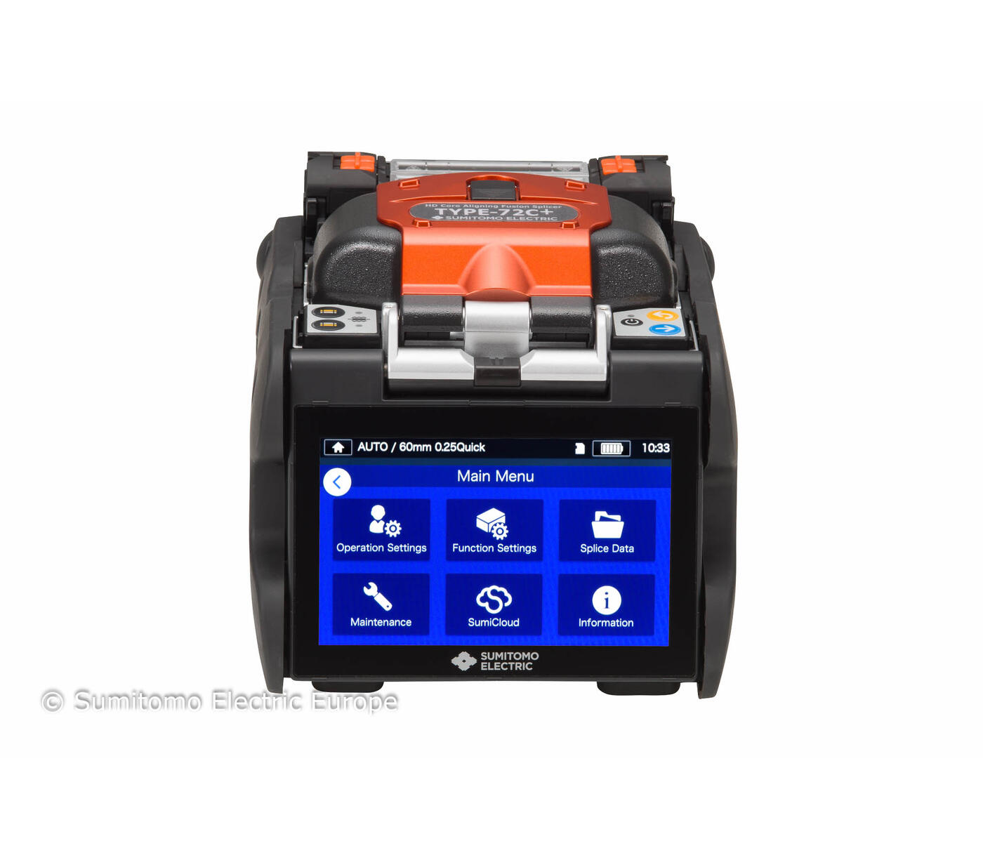 SUM-T-72C+-kit Sumitomo Electric  Sumitomo T-72C+ skj&#248;temaskin m/NanoTune med kutter, verkt&#248;y og batteri. WiFi
