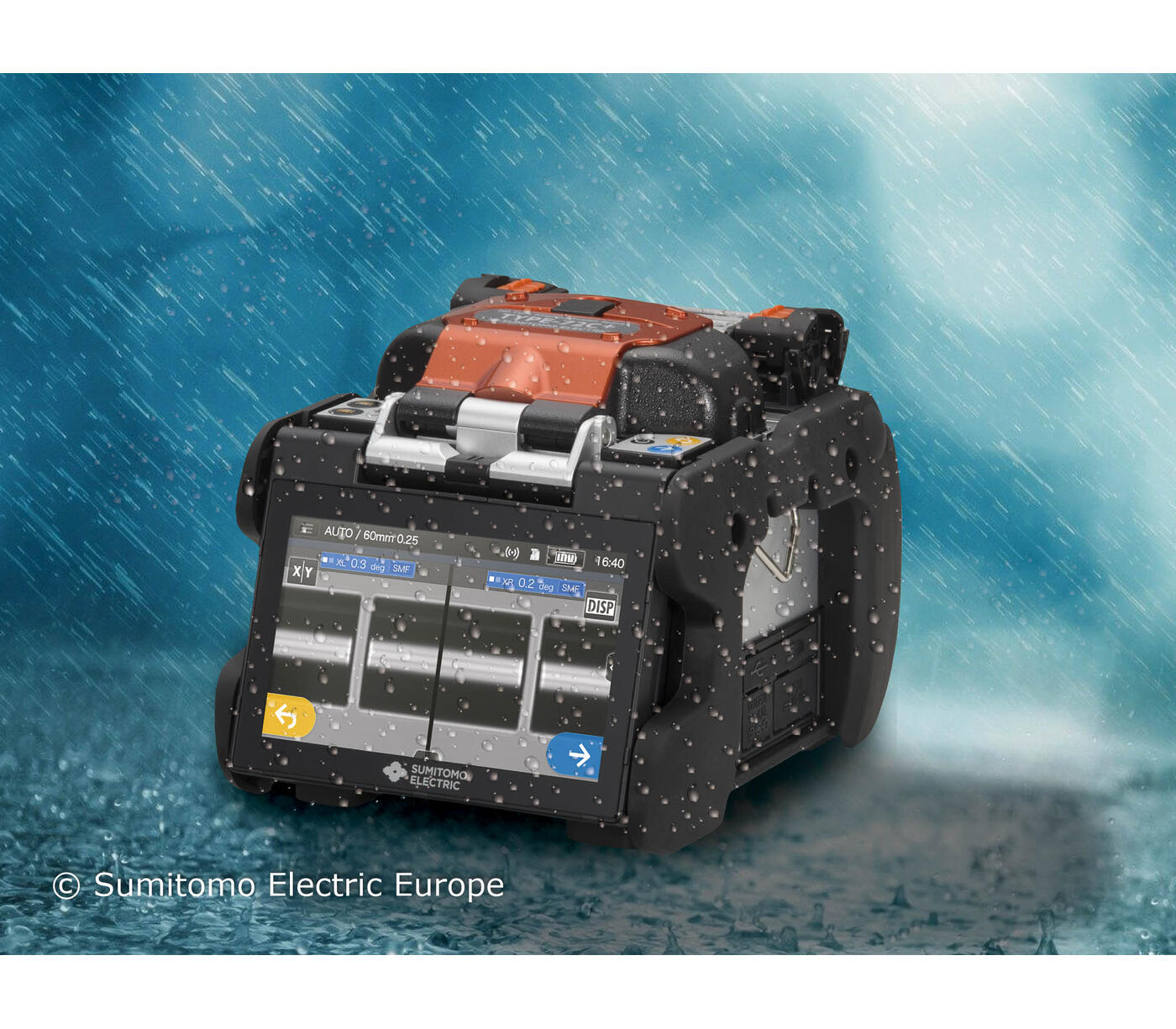 SUM-T-72C+-kit Sumitomo Electric  Sumitomo T-72C+ skj&#248;temaskin m/NanoTune med kutter, verkt&#248;y og batteri. WiFi