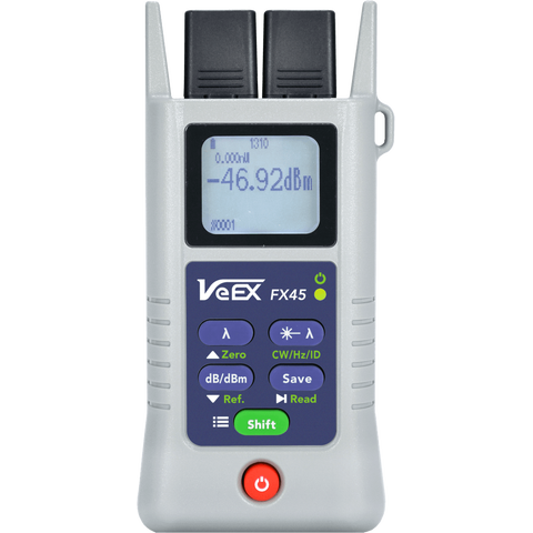 VeEX FX45 Lyskilde MM 850/1300 nm Inkl veske, batteri, SC og FC adapter