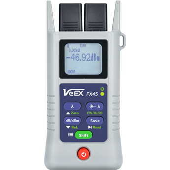 VX-FX45-LS-MM83-1 VeEX Z06-99-074P VeEX FX45 Lyskilde MM 850/1300 nm Inkl veske, batteri, SC og FC adapter