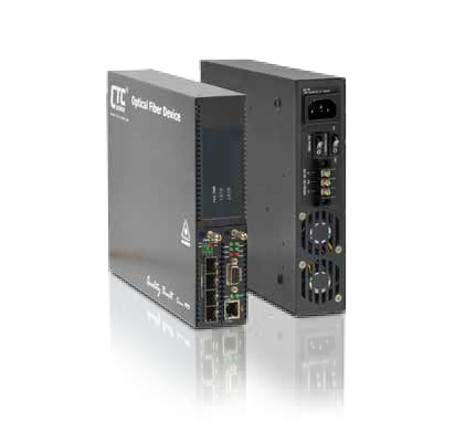 CTC-FRM220-CH02SMTAD CTC Union FRM220-CH02/SMT-AD CTC FRM220 2-slot chassis for NMC AC+DC power, with fans