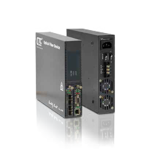 CTC FRM220 2-slot chassis for NMC AC+DC power, with fans