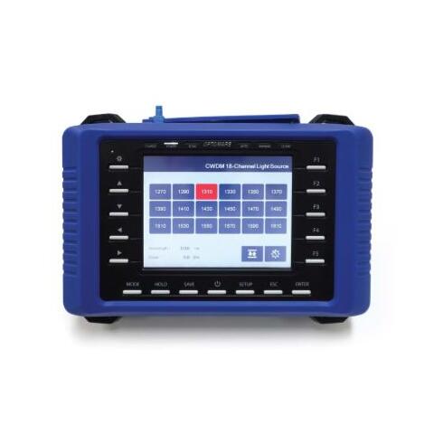 CWDM Light Source, 18 wavelengths Adjustable power, -10 to -3 dBm