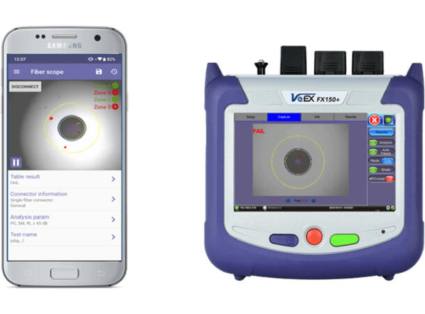 DI-3000 Digital Fiber Inspeksjonsprobe Leveres med probetupper