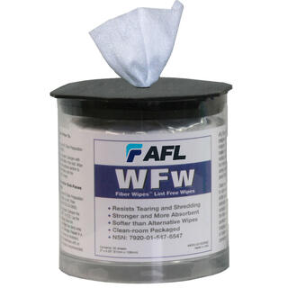 FiberWipes, tub with 90 wipes wipe size 5 x 10 cm, tub size 8 x 8 cm