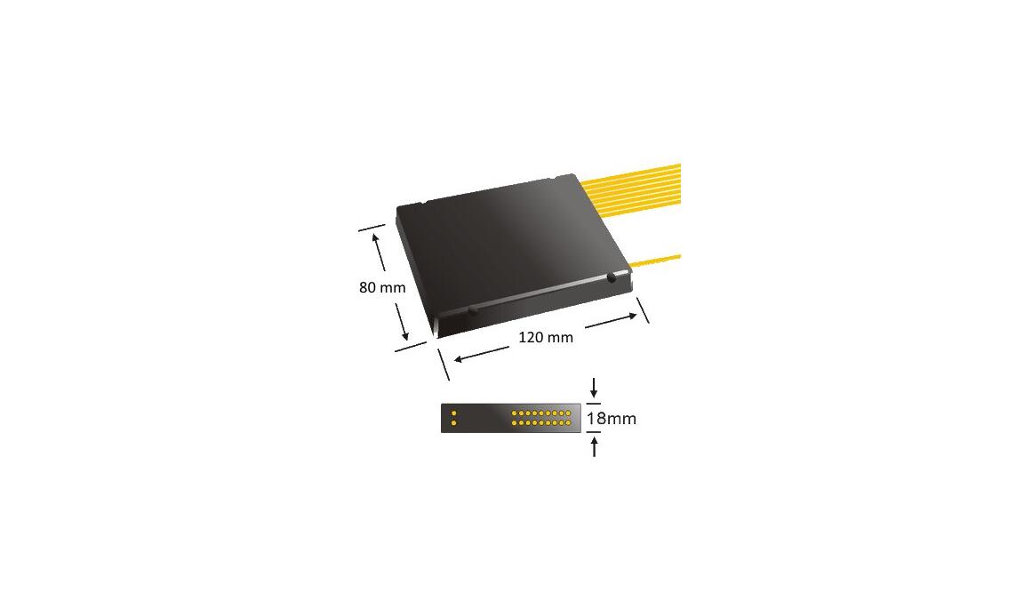F-DMUX-SF16-2540-O9 Fiberworks AS  Fiberworks outdoor 16 ch. DWDM Mux/Demux C25-C40,for splice trays, 900&#181;m pigtails