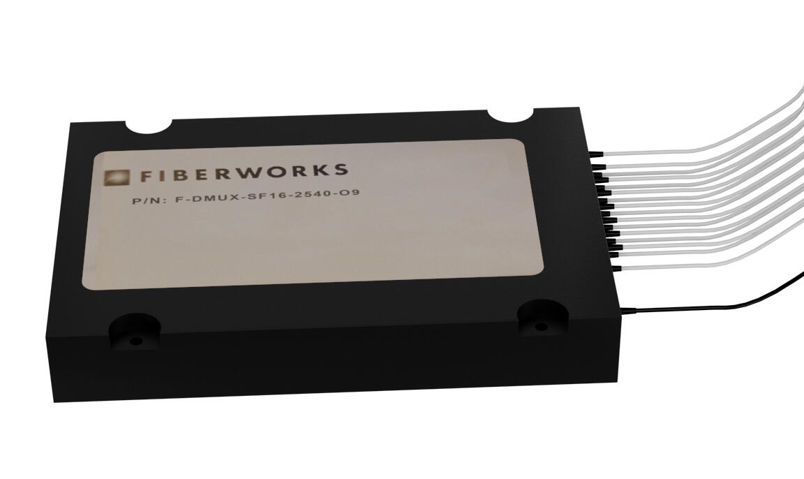 F-DMUX-SF16-2540-O9 Fiberworks AS  Fiberworks outdoor 16 ch. DWDM Mux/Demux C25-C40,for splice trays, 900&#181;m pigtails