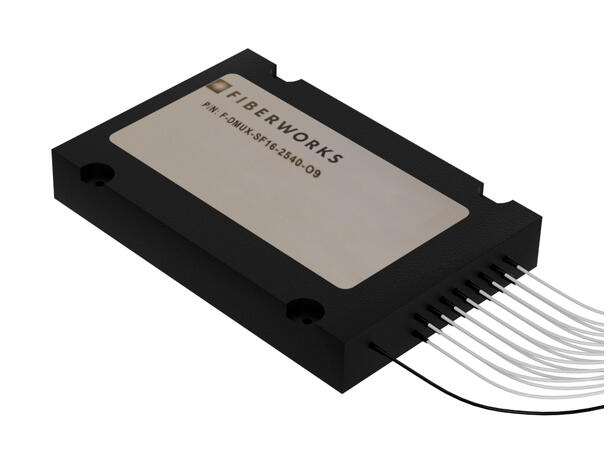 Fiberworks outdoor 16 ch. DWDM Mux/Demux C25-C40,for splice trays, 900µm pigtails 