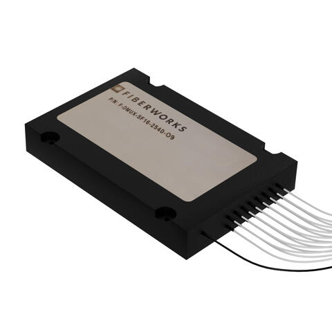 Fiberworks outdoor 16 ch. DWDM Mux/Demux C25-C40,for splice trays, 900µm pigtails