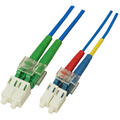 Snor SM DPX LC/APC-LC/UPC 10 m 9/OS2 G.657.A2 2x &#248;2mm Bl&#229;