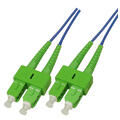 Snor SM DPX SC/APC-SC/APC  10 m 9/OS2 G.657.A2 2x &#248;2mm Bl&#229;