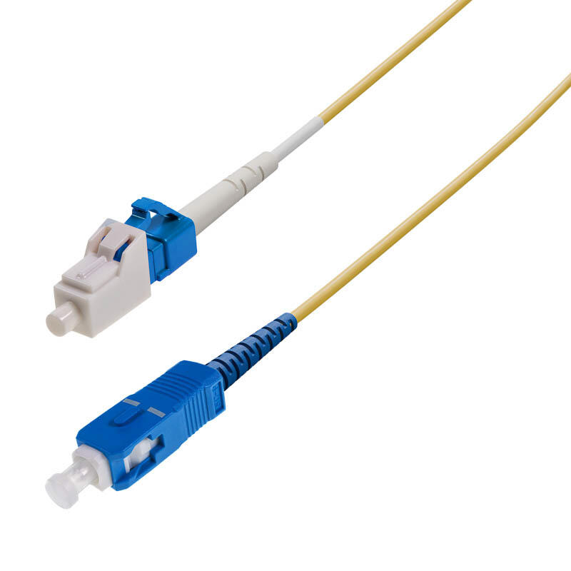 P-SM9-S2Y-LCU-SCU2.5 Fiberworks AS Elnr. 6908077 Snor SM SPX LC/UPC-SC/UPC 2,5m 9/OS2 G.657.A2 ø2mm Gul