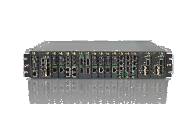 CTC FRM220 20-slot chassis, 2U 19" with fans and mounting kit, w/o power 