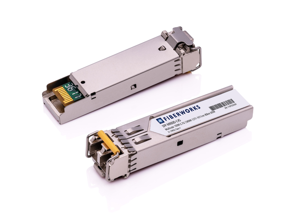 SFP, Multirate 100M-2.7G, DDM, 80km RGD CWDM 1451nm, 28dB, SM, Fiberworks 