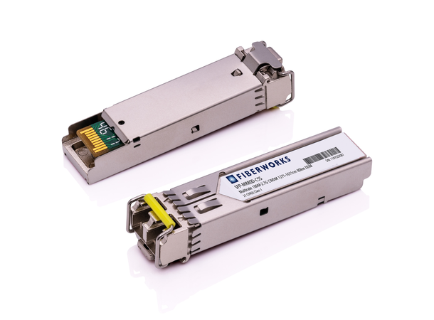 SFP, Multirate 100M-2.7G, DDM, 80km RGD CWDM 1551nm, 28dB, SM, Fiberworks