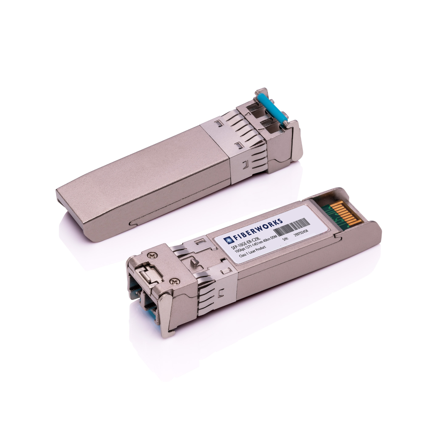SFP-10GE-ER-C29-D Fiberworks AS  SFP+, 10GBase-LR, DDM, 30km, Low-Band CWDM 1291nm, 15dB, SM, Dell