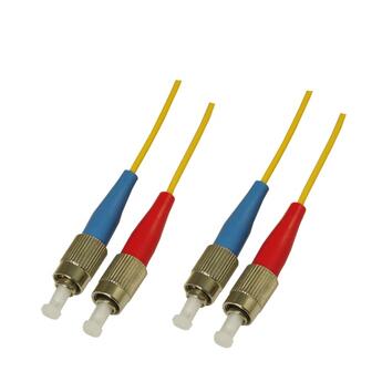 P-SM9-D3Y-FCU-FCU-xx Fiberworks AS  Snor SM DPX FC/UPC-FC/UPC xx m 9/OS2 G.657.A2 2x &#248;2mm Gul